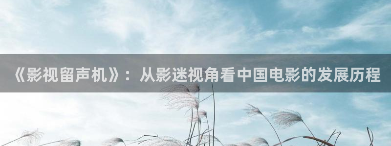 草莓视频的网址：《影视留声机》：从影迷视角看中国电影的发展历程